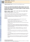 Cover page: Satisfaction with prostate cancer care