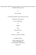 Cover page: Feeling the Spirit: Spiritualism, Literary Aesthetics, and the Reformation of the Senses in Nineteenth-Century America