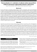 Cover page: Pharmacokinetics of a combination of amikacin sulfate and penicillin G sodium for intravenous regional limb perfusion in adult horses.