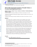 Cover page: MRI and MR angiography evaluation of pulsatile tinnitus: A focused, physiology‐based protocol