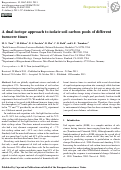 Cover page: A dual isotope approach to isolate soil carbon pools of different turnover times