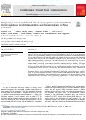 Cover page: Design for a cohort-randomized trial of an acceptance and commitment therapy-enhanced weight management and fitness program for Navy personnel