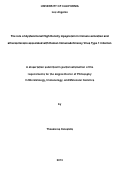 Cover page: The role of dysfunctional High Density Lipoprotein in immune activation and atherosclerosis associated with Human Immunodeficiency Virus Type 1 infection