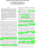 Cover page: Thinking about doing: Representations of skill learning