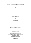 Cover page: Rethinking System Design for Expressive Cryptography