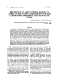 Cover page: THE EFFECT OF AGENTS WHICH MODULATE LEVELS OF THE CYCLIC NUCLEOTIDES ON HUMAN LYMPHOTOXIN SECRETION AND ACTIVITY IN VITRO
