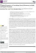 Cover page: Postnatal Dynamics of Circulating Steroid Hormones in Mule and Equine Neonates