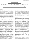 Cover page: Non-Fatal Severe Pneumonitis and Ventricular Tachycardia in a Patient Treated with Crizotinib for EML-Alk-Positive Non-Small Cell Lung Cancer