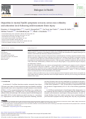 Cover page: Disparities in mental health symptoms recovery across race/ethnicity and education level following mild traumatic brain injury.