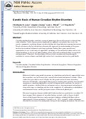 Cover page: Genetic basis of human circadian rhythm disorders.