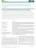 Cover page: How does biomass distribution change with size and differ among species? An analysis for 1200 plant species from five continents