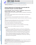 Cover page: Genomic Approaches to Posttraumatic Stress Disorder: The Psychiatric Genomic Consortium Initiative