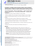 Cover page: Evaluation of Antipsychotic Reduction Efforts in Patients With Dementia in Veterans Health Administration Nursing Homes