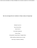 Cover page: How Socio-Ecological Factors Contribute to Climate Anxiety in Young People