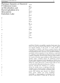Cover page: Phylotype Dynamics of Bacterial P Utilization Genes in Microbialites and Bacterioplankton of a Monomictic Endorheic Lake