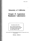 Cover page: SOME RADIATION-EFFECTS MEASUREMENTS ON INSULATED-GATE TRANSISTORS