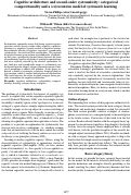 Cover page: Cognitive architecture and second-order systematicity: categorical
compositionality and a (co)recursion model of systematic learning