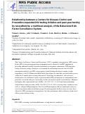 Cover page: Relationship between a Centers for Disease Control and Prevention expanded HIV testing initiative and past-year testing by race/ethnicity: a multilevel analysis of the Behavioral Risk Factor Surveillance System