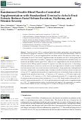 Cover page: Randomized Double-Blind Placebo-Controlled Supplementation with Standardized Terminalia chebula Fruit Extracts Reduces Facial Sebum Excretion, Erythema, and Wrinkle Severity