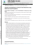 Cover page: Studying Scale Dependency of Aerosol Cloud Interactions using Multi-Scale Cloud Formulations.