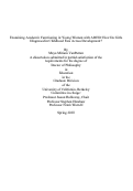 Cover page: Examining Academic Functioning in Young Women with ADHD: How Do Girls Diagnosed in Childhood Fare Across Development?