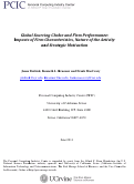 Cover page: Global Sourcing Choice and Firm Performance: Impacts of Firm Characteristics, Nature of the Activity and Strategic Motivation