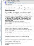 Cover page: Barriers to enrollment in a randomized controlled trial of hydrocortisone for cardiovascular insufficiency in term and late preterm newborn infants