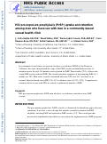 Cover page: HIV Pre-exposure Prophylaxis (PrEP) Uptake and Retention Among Men Who Have Sex with Men in a Community-Based Sexual Health Clinic