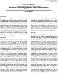 Cover page: Prevention of Refeeding Syndrome in the Outpatient Setting