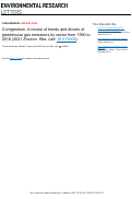 Cover page: Corrigendum: A review of trends and drivers of greenhouse gas emissions by sector from 1990 to 2018 (2021 Environ. Res. Lett. 16 073005)