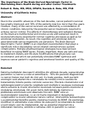 Cover page: The importance of brain-derived neurotrophic factor in maintaining brain health during and after cancer treatments