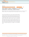 Cover page: Anti-tubulin drugs conjugated to anti-ErbB antibodies selectively radiosensitize