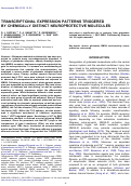 Cover page: Transcriptional expression patterns triggered by chemically distinct neuroprotective molecules.