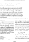 Cover page: Alkyl nitrate (C
              <sub>1</sub>
              -C
              <sub>3</sub>
              ) depth profiles in the tropical Pacific Ocean