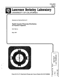 Cover page: Double Gaussian Momentum Distribution of Projectile Fragments