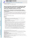 Cover page: Genomic Assessment of Blood-Derived Circulating Tumor DNA in Patients With Colorectal Cancers: Correlation With Tissue Sequencing, Therapeutic Response, and Survival