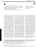 Cover page: Abdominal Aortic Calcification Among Individuals With and Without Diabetes: The Jackson Heart Study