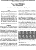 Cover page: Expertise modulates hemispheric asymmetry in holistic processing: Evidence from
Chinese character processing