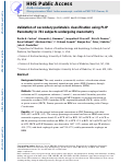 Cover page: Validation of secondary peristalsis classification using FLIP panometry in 741 subjects undergoing manometry.