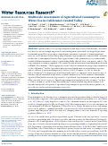 Cover page: Multiscale Assessment of Agricultural Consumptive Water Use in California's Central Valley