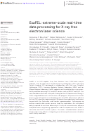 Cover page: ExaFEL: extreme-scale real-time data processing for X-ray free electron laser science