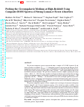 Cover page: Probing the circumgalactic medium at high-redshift using composite BOSS spectra of strong Lyman α forest absorbers