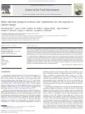 Cover page: Water and heat transport in boreal soils: implications for soil response to climate change.