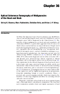 Cover page: Optical Coherence Tomography of Malignancies of the Head and Neck