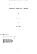 Cover page: Application of Textual Data in Economic Questions