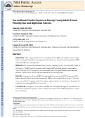 Cover page: Secondhand smoke exposure among young adult sexual minority bar and nightclub patrons.