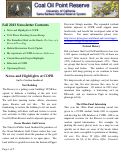 Cover page: Coal Oil Point Reserve Annual Newsletter 2013