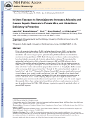 Cover page: In Utero Exposure to Benzo[a]pyrene Increases Adiposity and Causes Hepatic Steatosis in Female Mice, and Glutathione Deficiency Is Protective