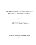 Cover page: NCGIA/U.S. Census Multiple Representations Data Set Project Technical Report on Pilot Project: Lee County, Florida (90-4)