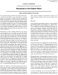 Cover page: Ketoacidosis in a Non-Diabetic Patient